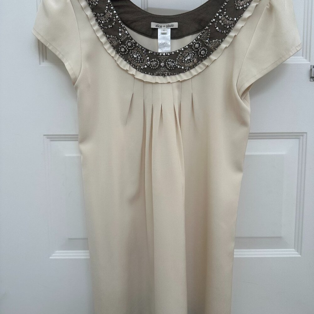 Alice and Olivia vintage mini dress